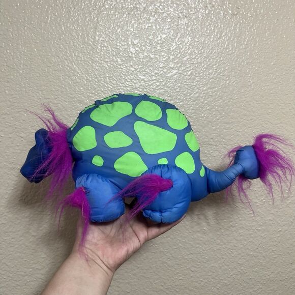 Vintage Troll Doll Vintage My Kids Dinosaur Pink Hair Dino - Picture 2 of 8